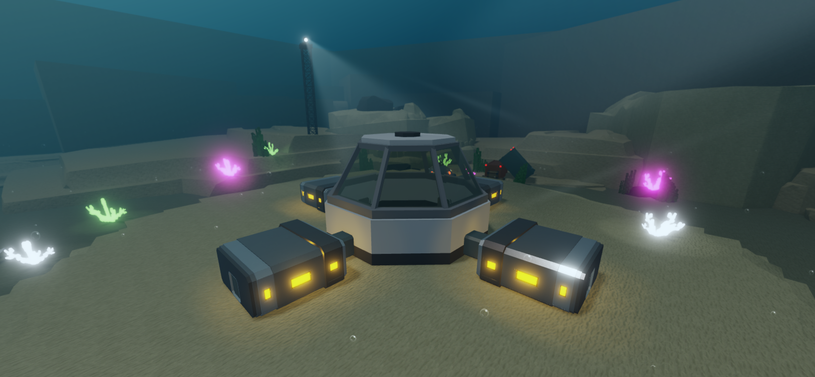 Sci-fi dome outpost